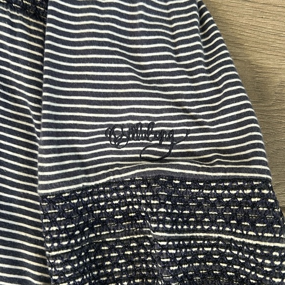 BILLABONG 100% Cotton Blue/White Striped Dress Size Large - Picture 6 of 7